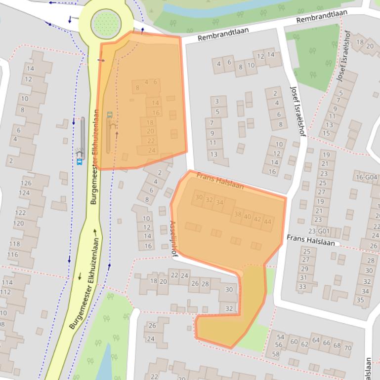 Kaart van postcodegebied 4907PX.