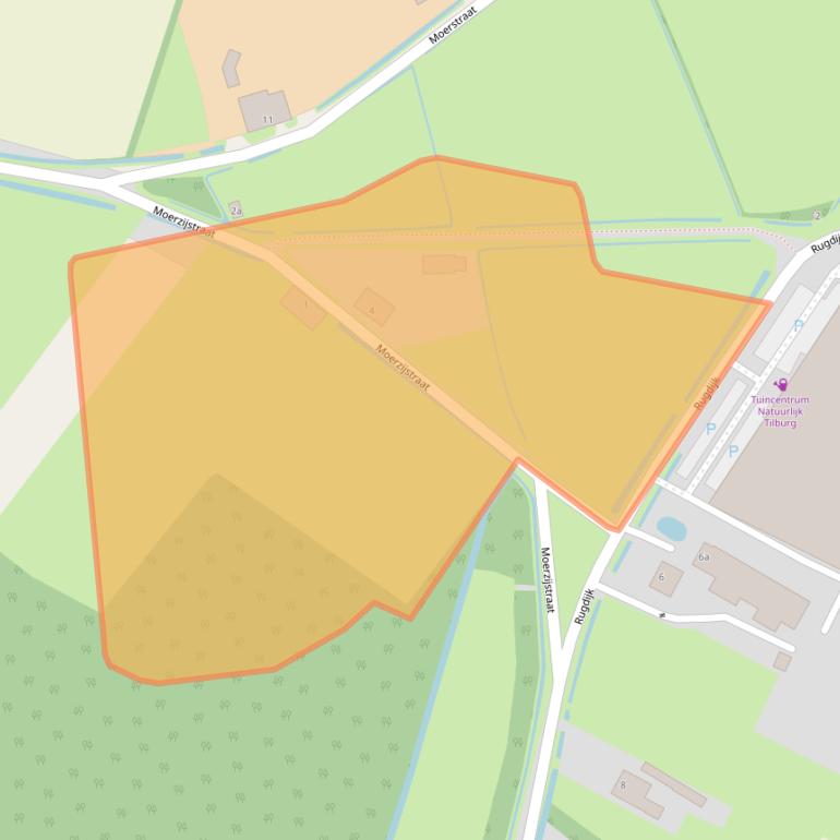 Kaart van postcodegebied 5011XB.