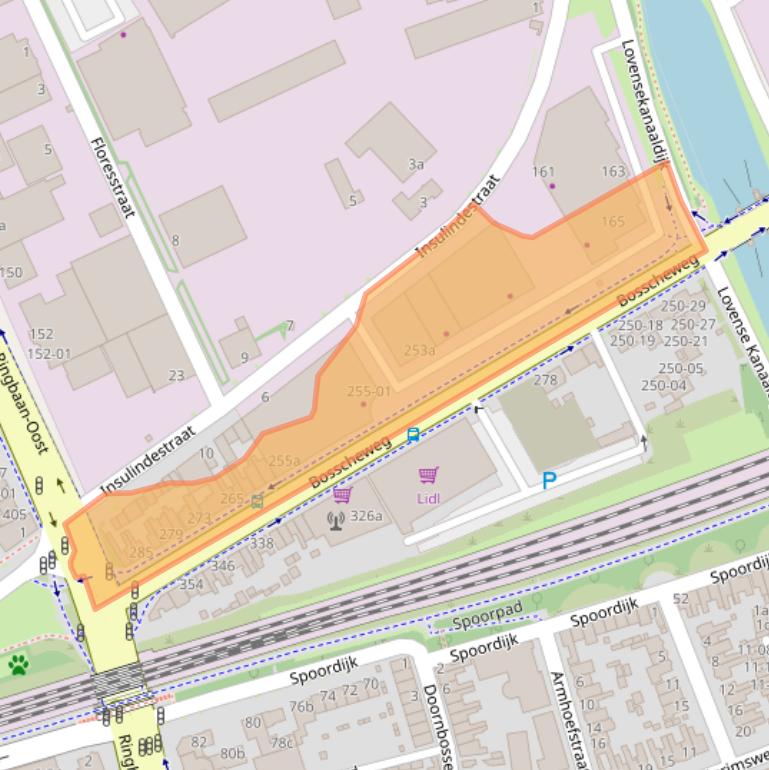 Kaart van postcodegebied 5013AB.