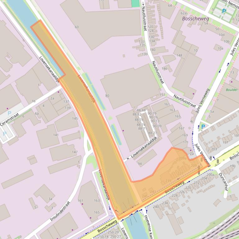 Kaart van postcodegebied 5015AD.