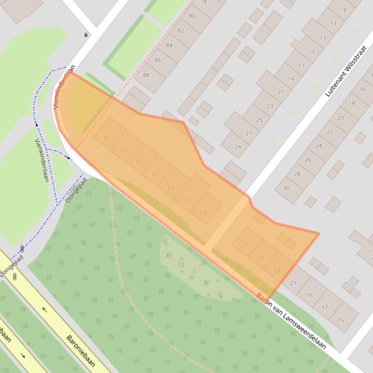 Kaart van postcodegebied 5037SC.