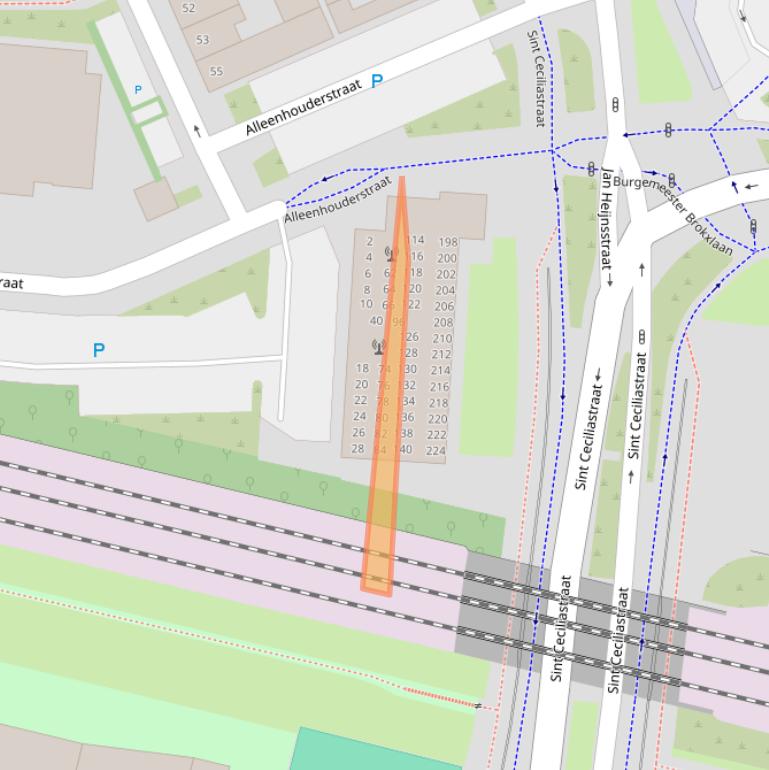 Kaart van postcodegebied 5041LG.