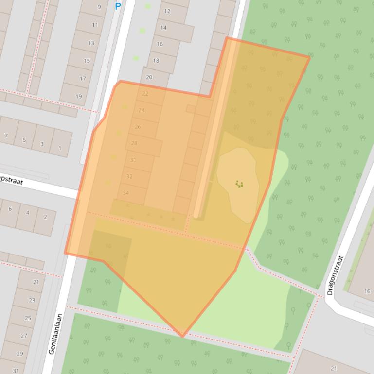 Kaart van postcodegebied 5044HV.