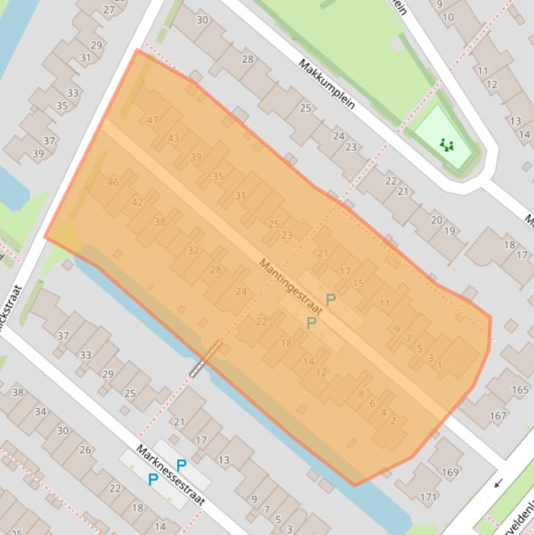 Kaart van postcodegebied 5045KV.