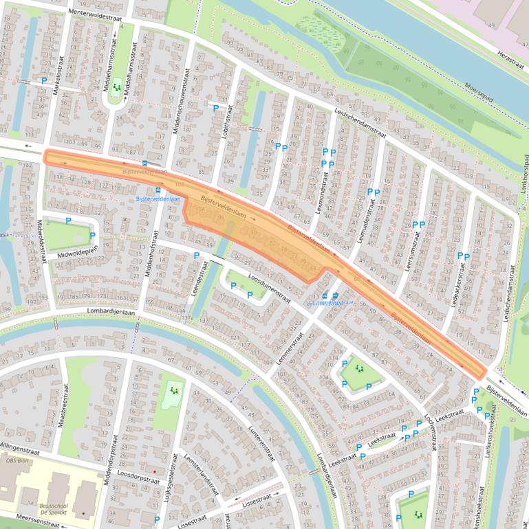 Kaart van postcodegebied 5045ZV.