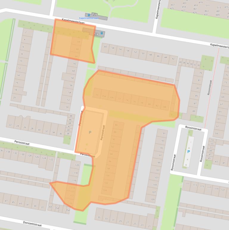 Kaart van postcodegebied 5049LN.