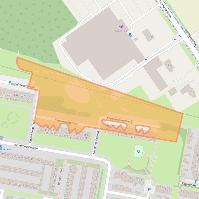 Kaart van postcodegebied 5049NC.