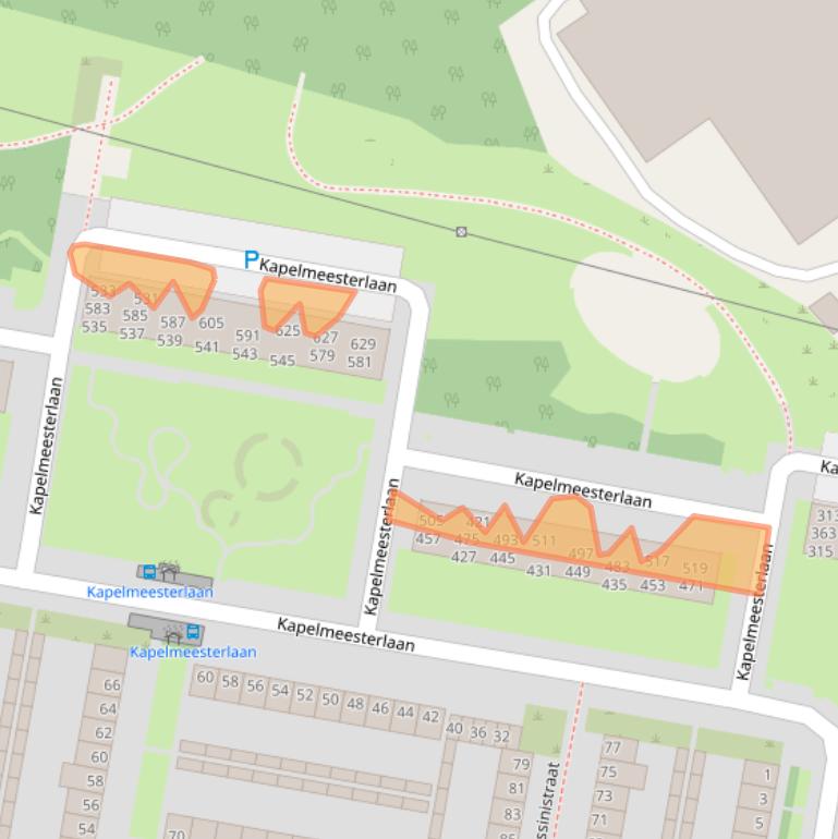 Kaart van postcodegebied 5049NE.