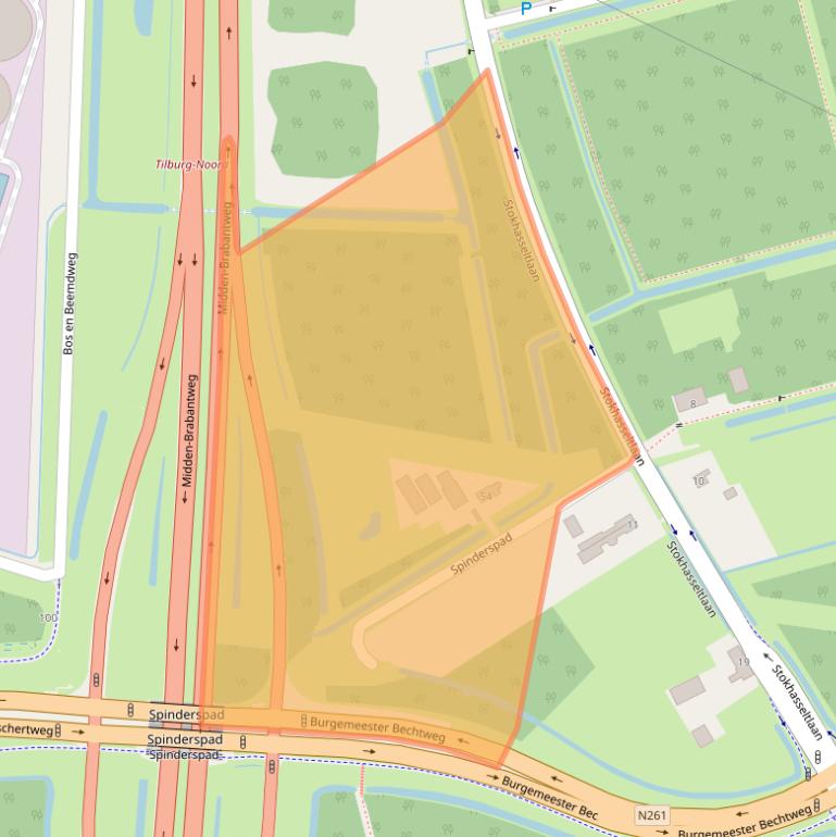 Kaart van postcodegebied 5049TD.