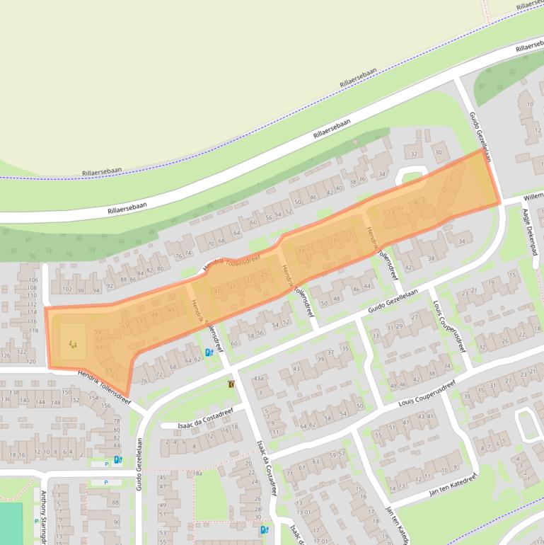 Kaart van postcodegebied 5051MV.