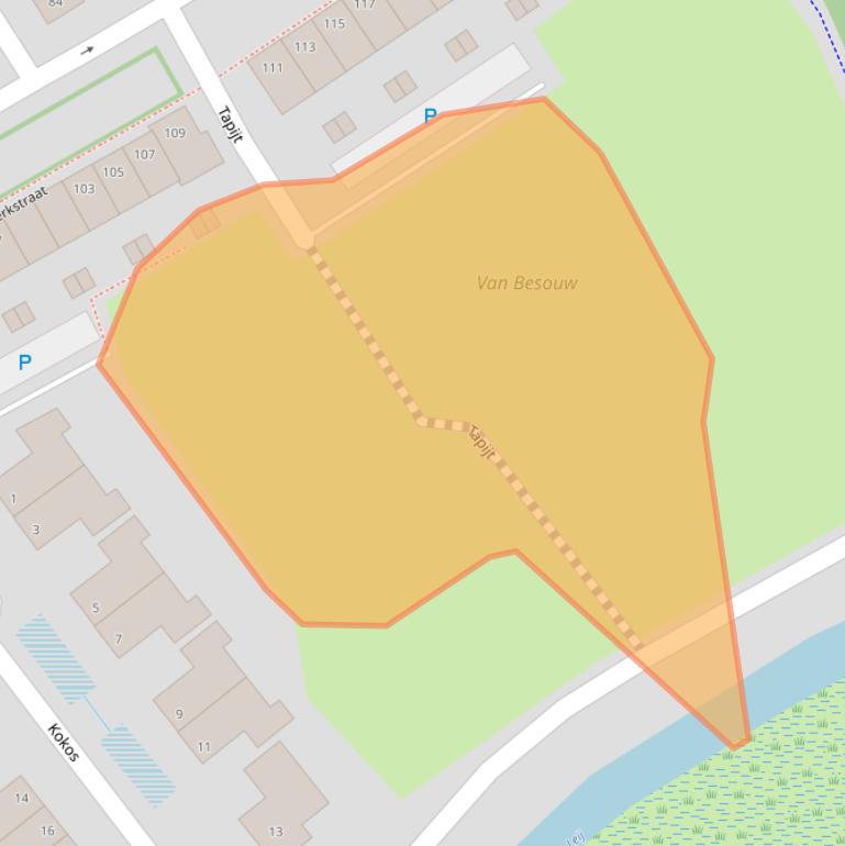 Kaart van postcodegebied 5051VW.