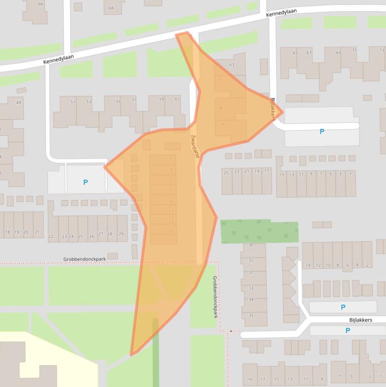 Kaart van postcodegebied 5051XJ.