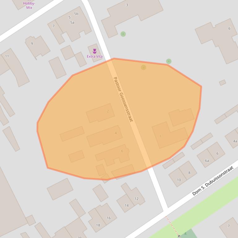 Kaart van postcodegebied 5056HR.