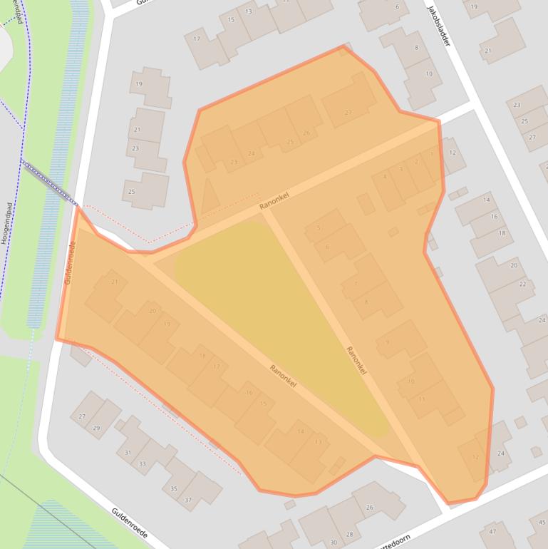 Kaart van postcodegebied 5056KJ.