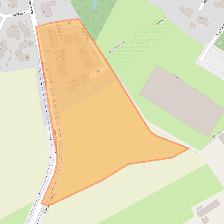 Kaart van postcodegebied 5056NZ.