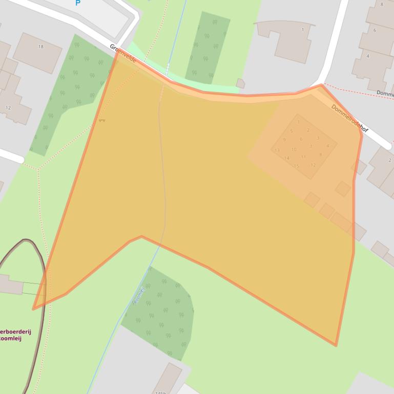 Kaart van postcodegebied 5071KA.