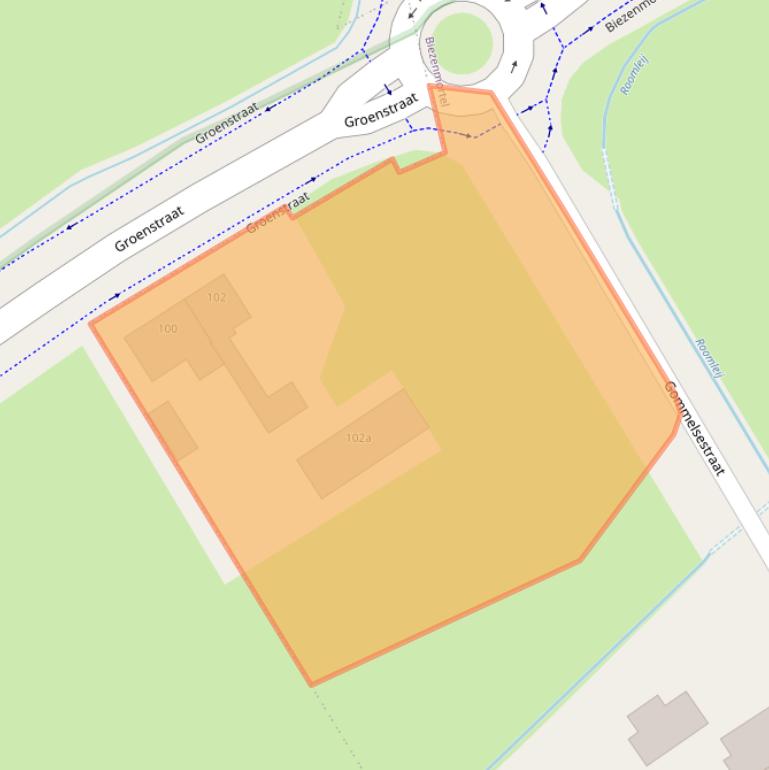 Kaart van postcodegebied 5074RK.