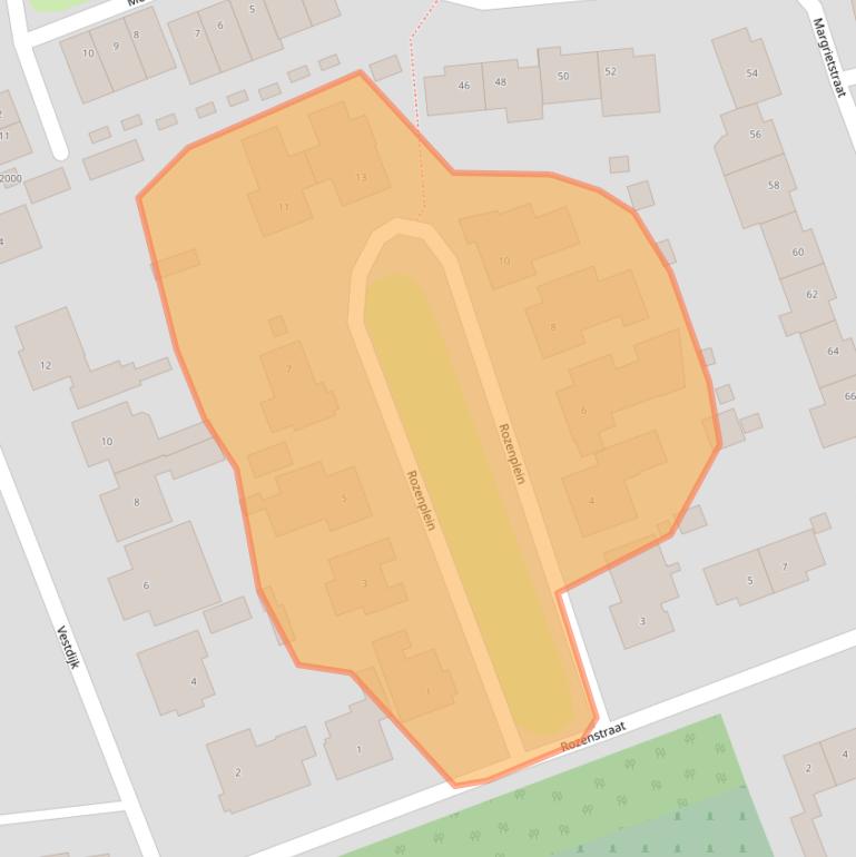 Kaart van postcodegebied 5091AG.
