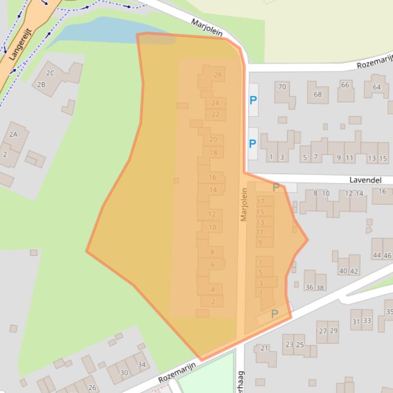 Kaart van postcodegebied 5091DL.