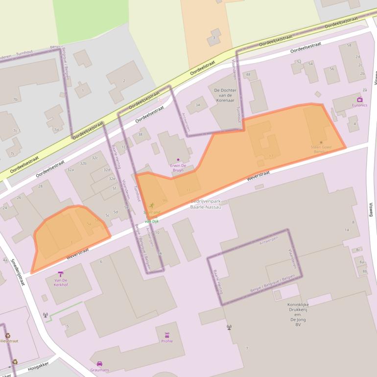 Kaart van postcodegebied 5111PV.