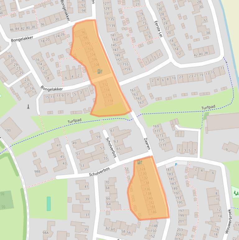 Kaart van postcodegebied 5122GC.