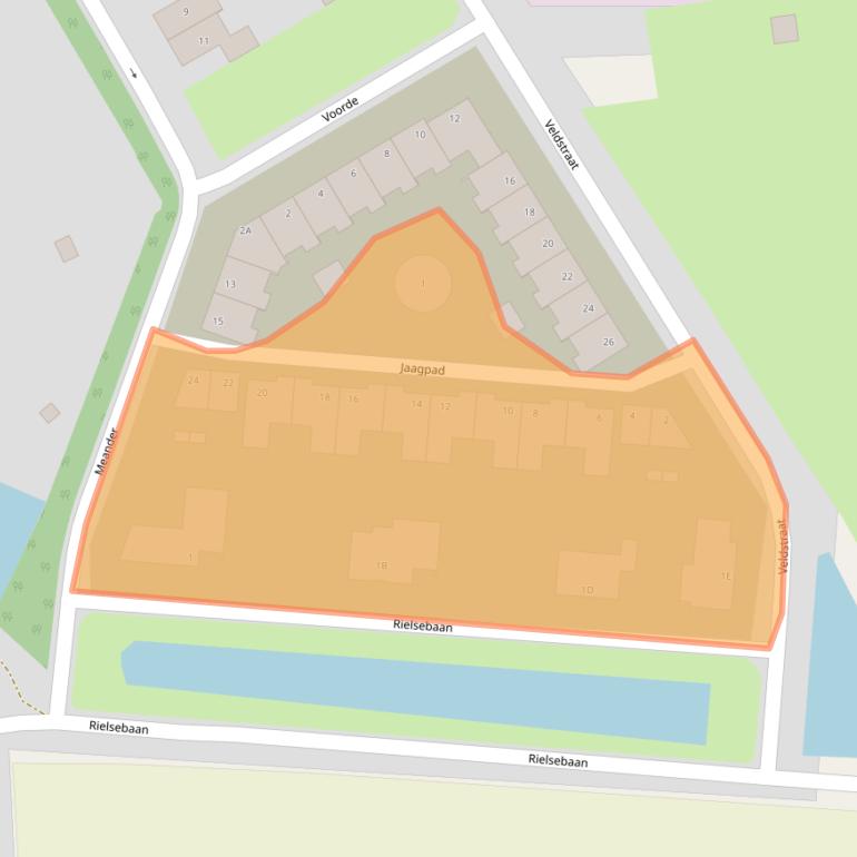 Kaart van postcodegebied 5126DX.