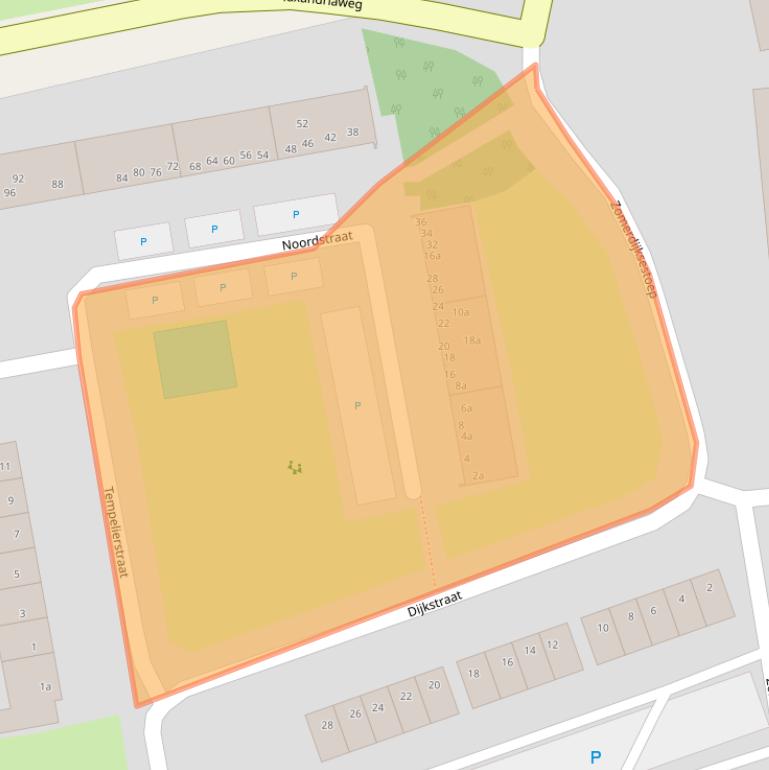 Kaart van postcodegebied 5141JC.