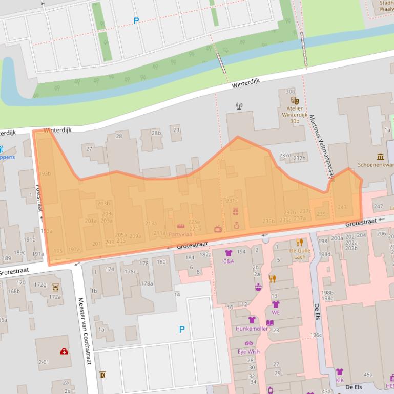 Kaart van postcodegebied 5141JS.