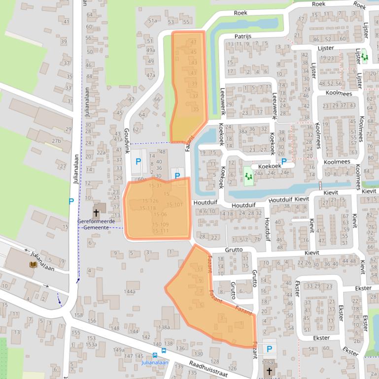 Kaart van postcodegebied 5161SB.