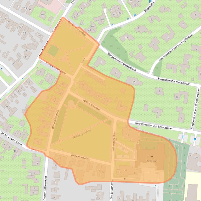 Kaart van postcodegebied 5171KX.