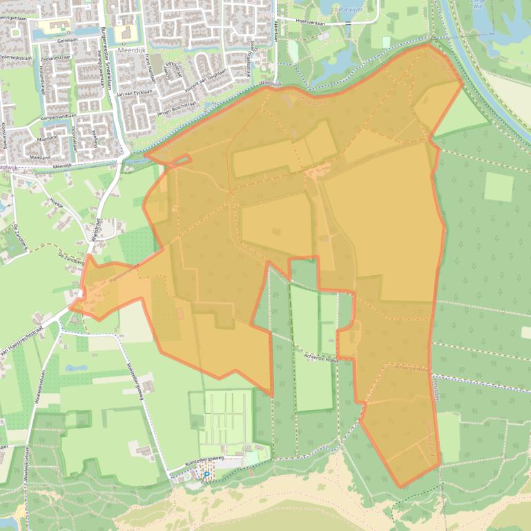 Kaart van postcodegebied 5171RD.