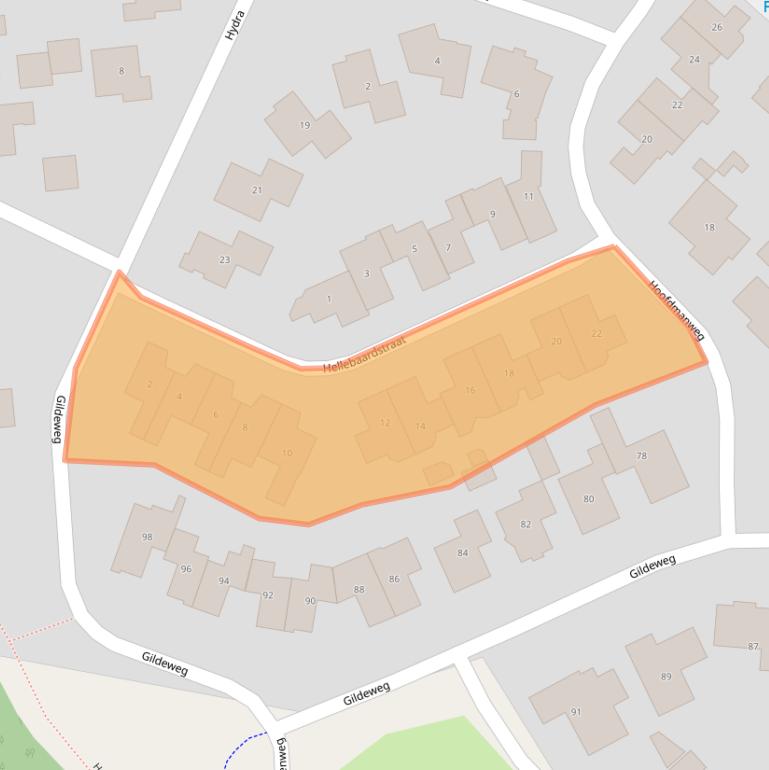 Kaart van postcodegebied 5175TM.