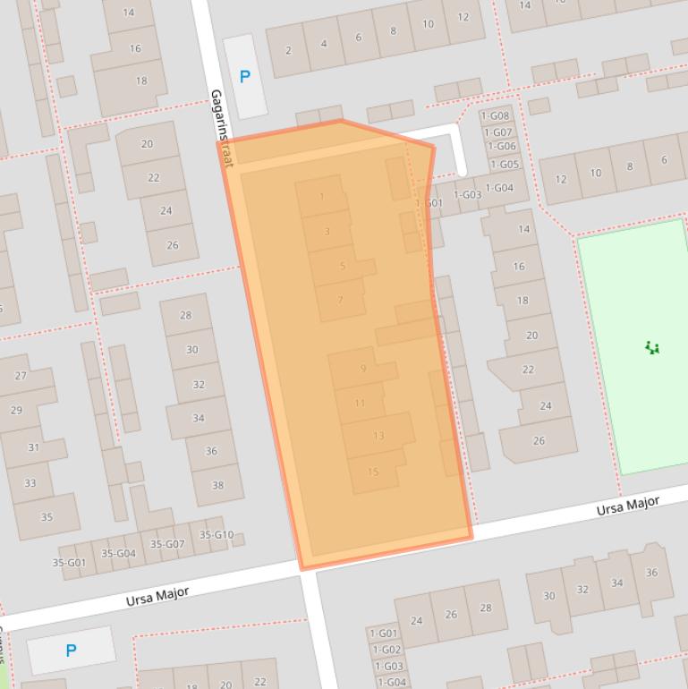 Kaart van postcodegebied 5175VD.