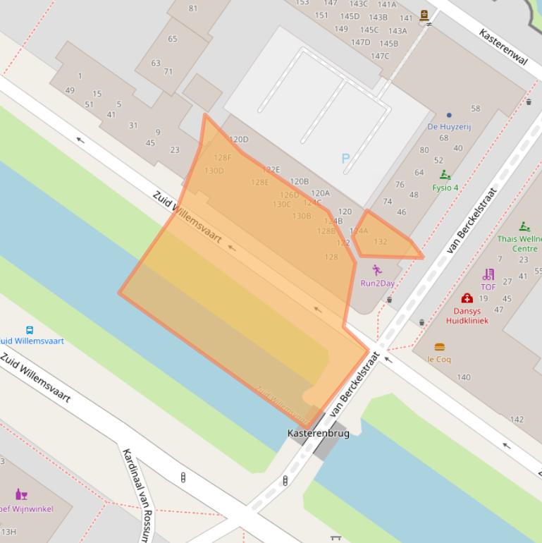 Kaart van postcodegebied 5211PB.