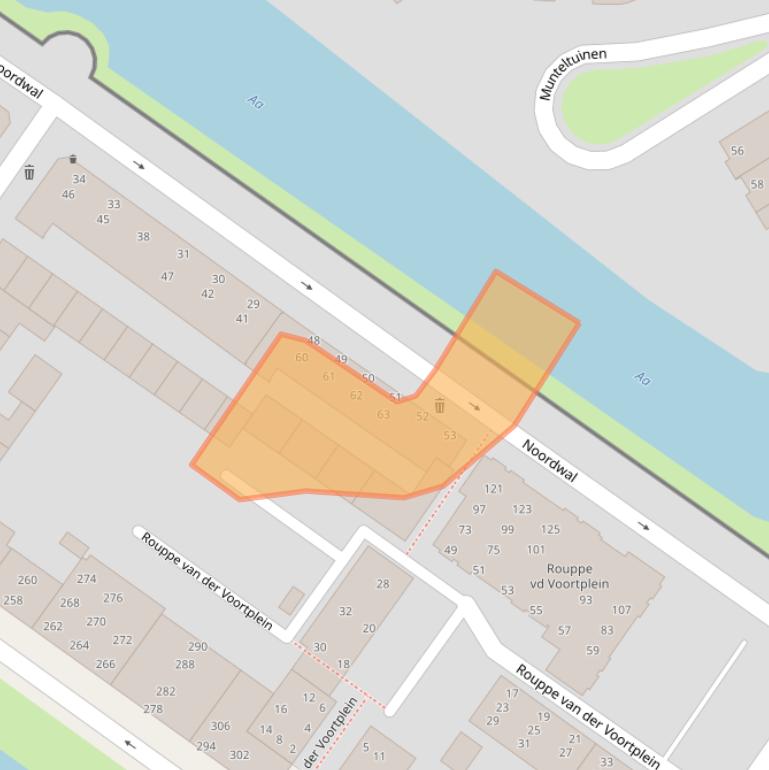 Kaart van postcodegebied 5211RL.