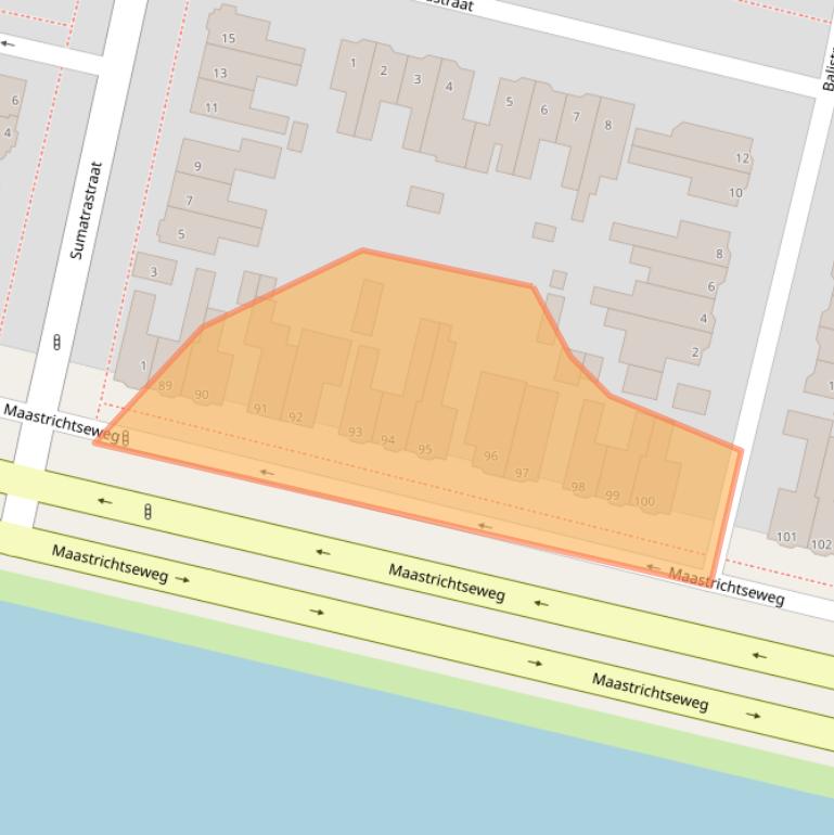 Kaart van postcodegebied 5215AG.