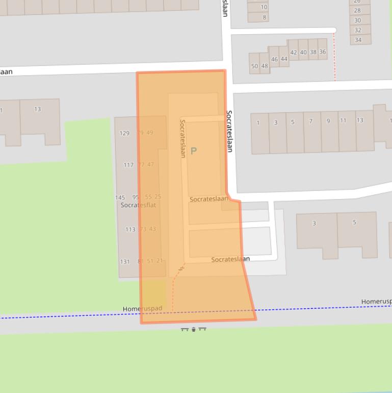 Kaart van postcodegebied 5216CS.