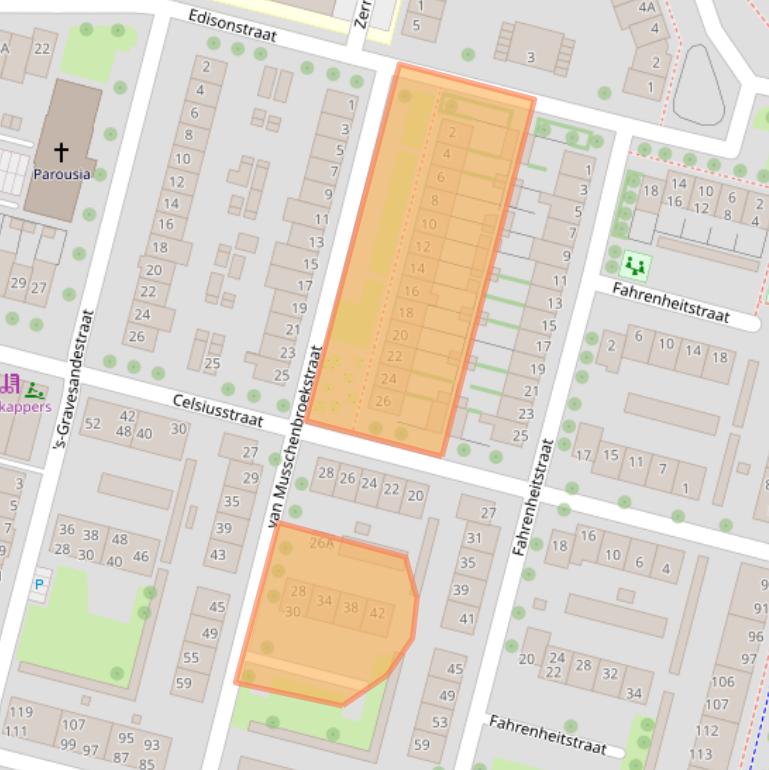 Kaart van postcodegebied 5223BP.