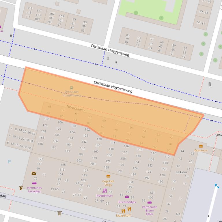 Kaart van postcodegebied 5223DW.
