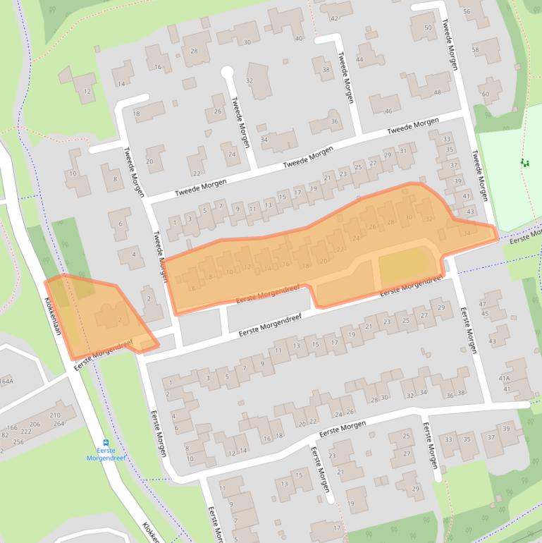 Kaart van postcodegebied 5233ND.