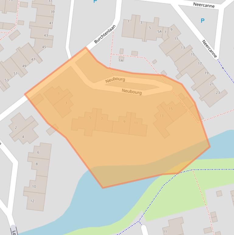 Kaart van postcodegebied 5235GD.