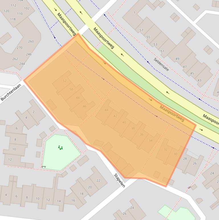 Kaart van postcodegebied 5235GZ.