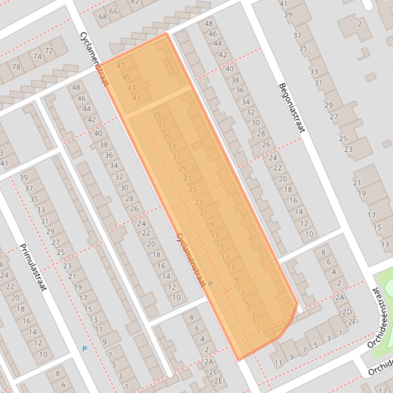 Kaart van postcodegebied 5241AR.