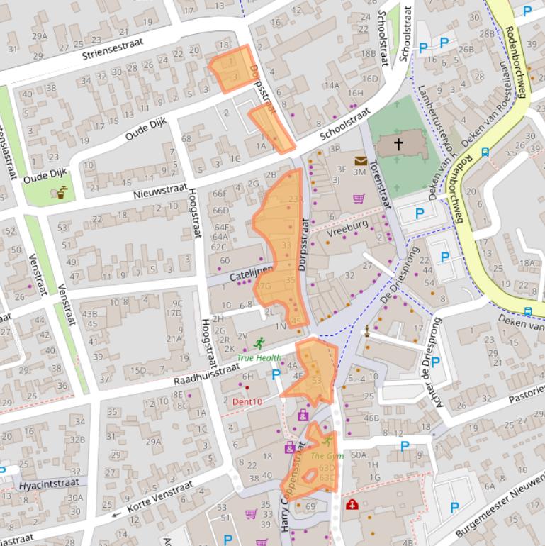 Kaart van postcodegebied 5241EA.