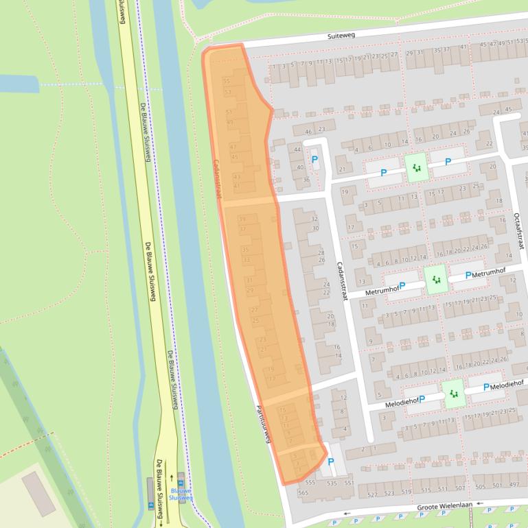 Kaart van postcodegebied 5245BV.