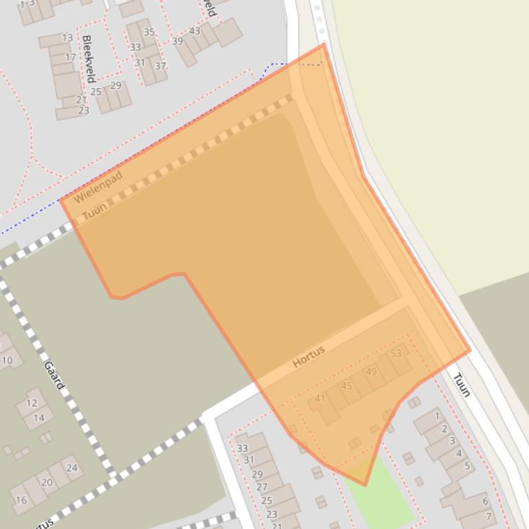 Kaart van postcodegebied 5245DS.