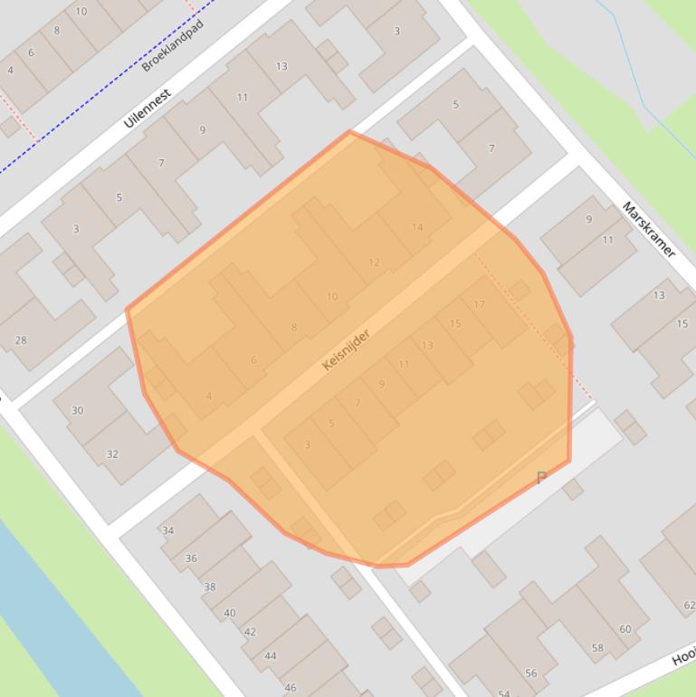 Kaart van postcodegebied 5247HC.