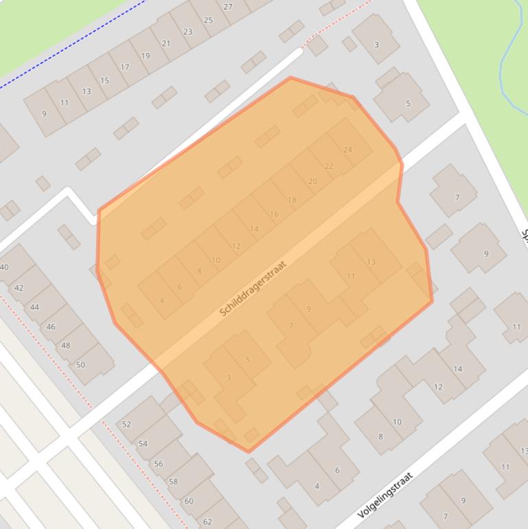 Kaart van postcodegebied 5247KM.
