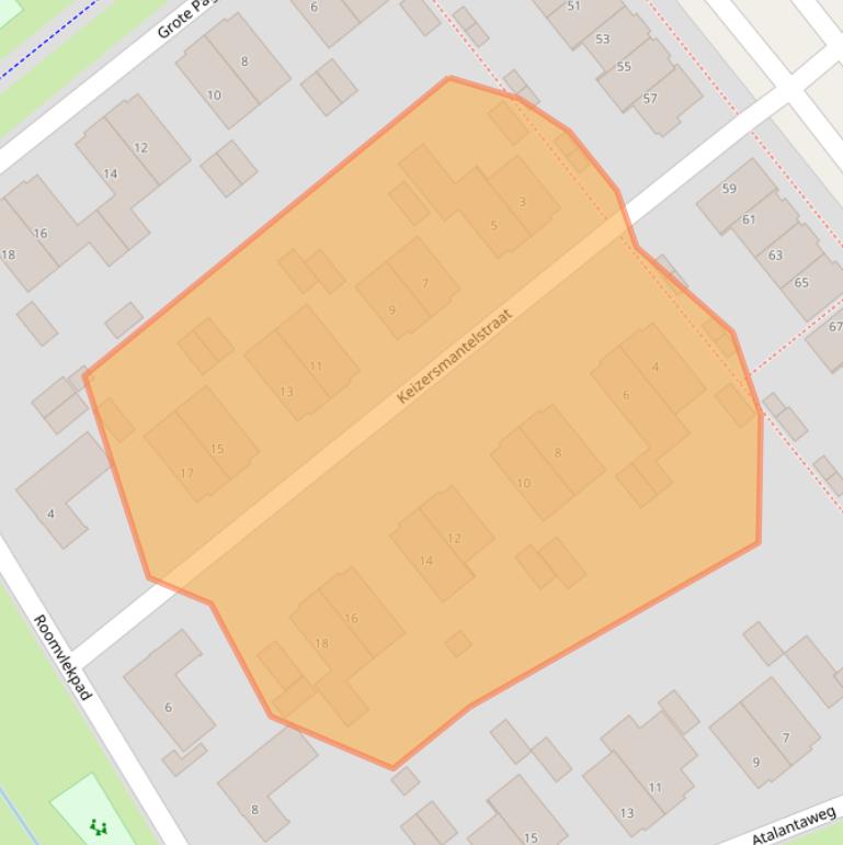 Kaart van postcodegebied 5247KW.