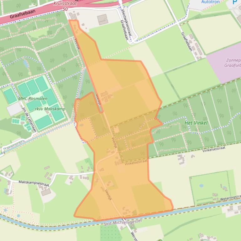 Kaart van postcodegebied 5248NM.